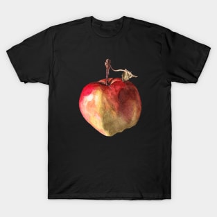 Watercolor apple with a leaf T-Shirt